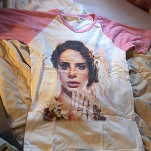 Lana Del Rey Baseball T Shirt